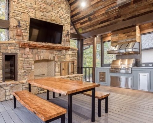 fireplaces outdoor living design_judd builders_custom builders in asheville
