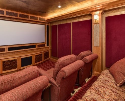Asheville NC Luxury Homes finished basement ASheville home remodling projects_contractors in asheville