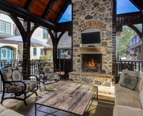 ASheville NC home builders_outdoor fireplace design ideas