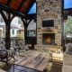 ASheville NC home builders_outdoor fireplace design ideas