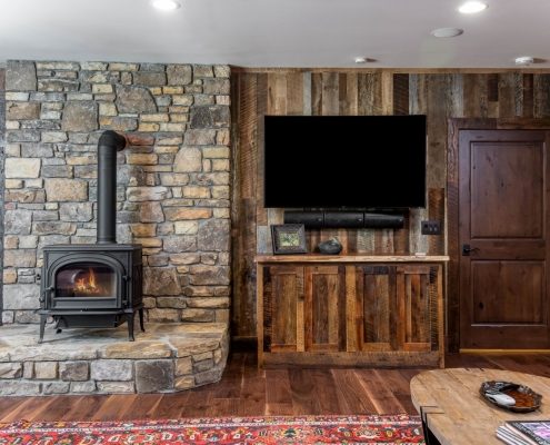 stove_reclaimed wood home remodeling_custom homes Asheville NC