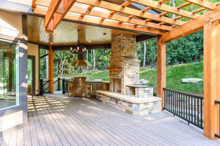 outdoor fireplace designs_hendersonville nc