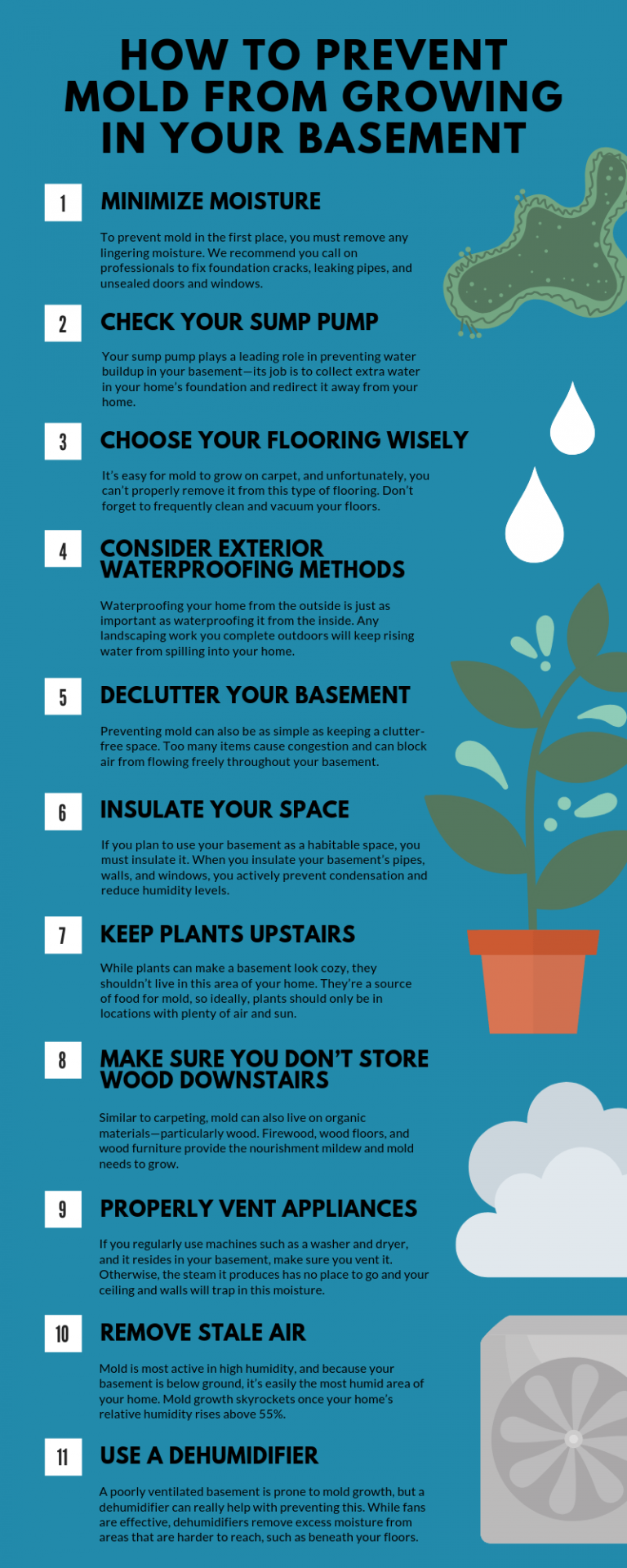 How to Prevent Mold and Moisture Issues Before a Basement Remodel