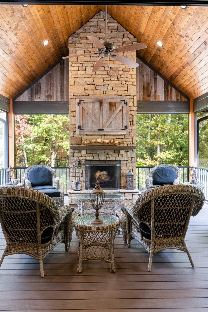 Outdoor Fireplace Design Ideas - Judd Builders | Asheville, NC