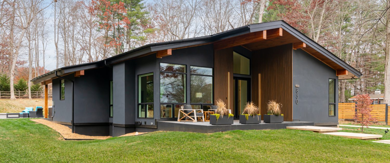 New Custom Home in North Asheville custom home builders in asheville nc
