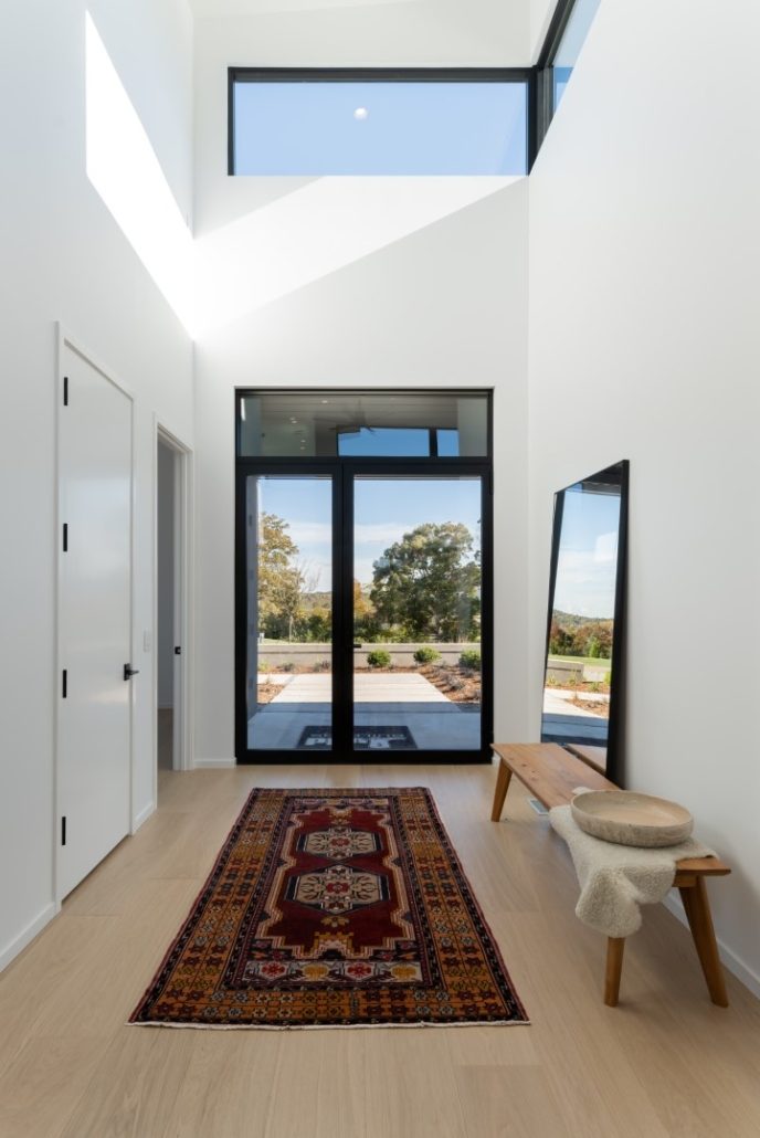modern front door_asheville homes