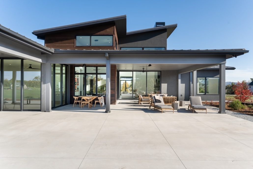 modern home exterior