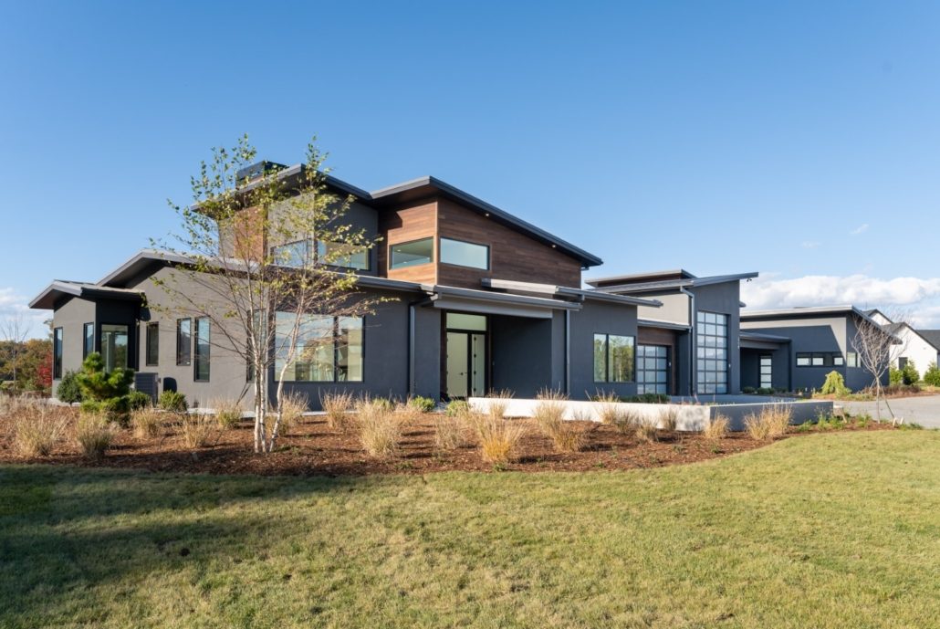 modern home in the farm at mills river