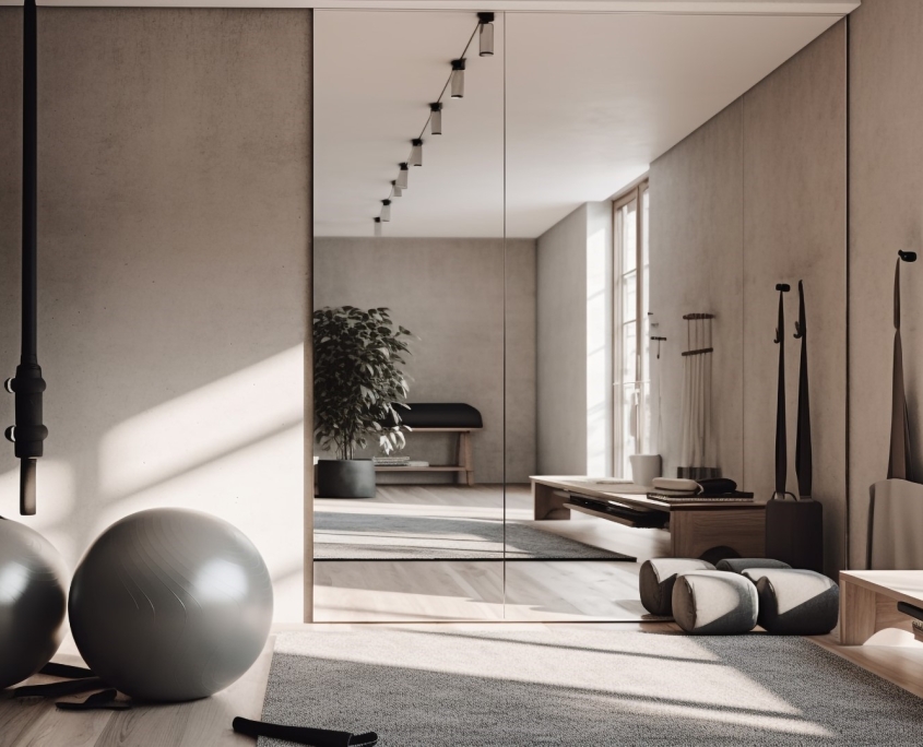 Luxury home gym